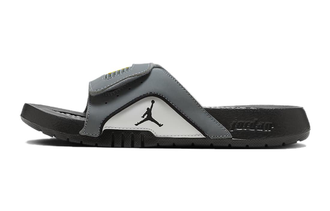 Jordan Hydro 4 Slip Resistant Anti Kick Unisex Outdoor Slippers Gray Black