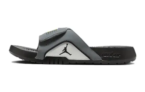 Jordan Hydro 4 Slip Resistant Anti Kick Unisex Outdoor Slippers Gray Black