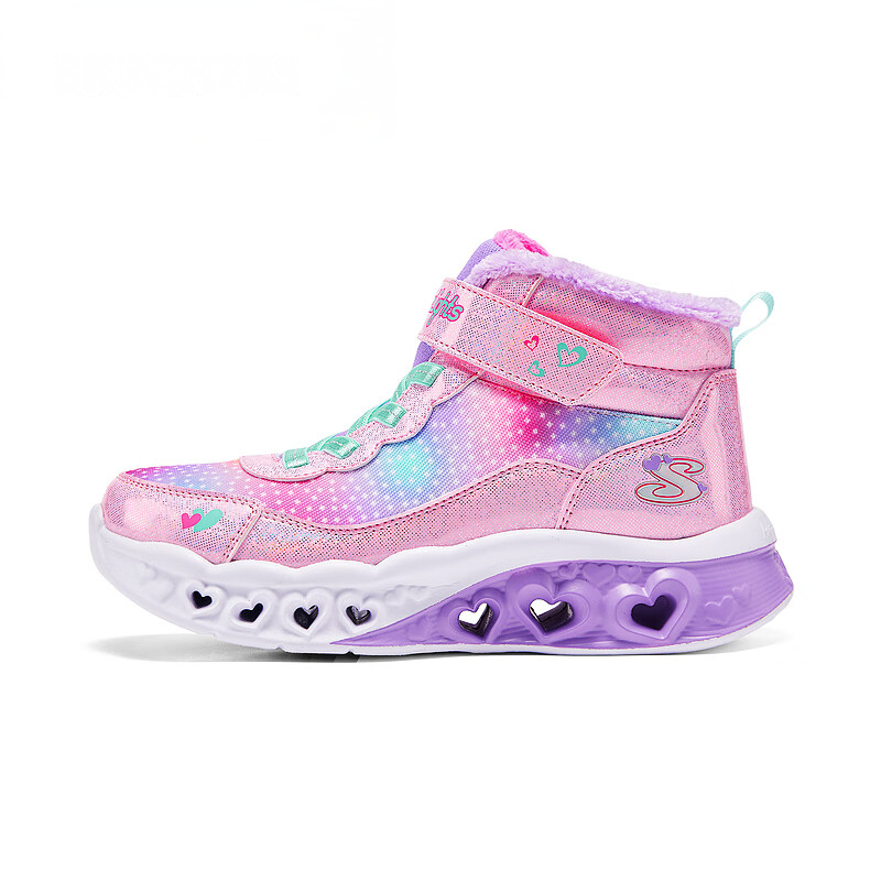 Детские ботинки Skechers Kids Girls (розовые)