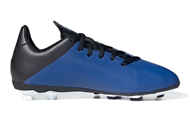 Детские бутсы adidas X 19.4 Flexible Ground Cleats (сине-черные) — Синий / чёрный — фото 3