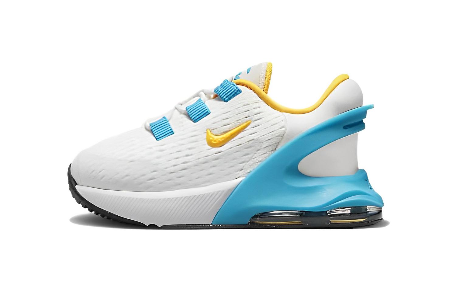Кроссовки Nike Air Max 270 Go TD (бело-синие)