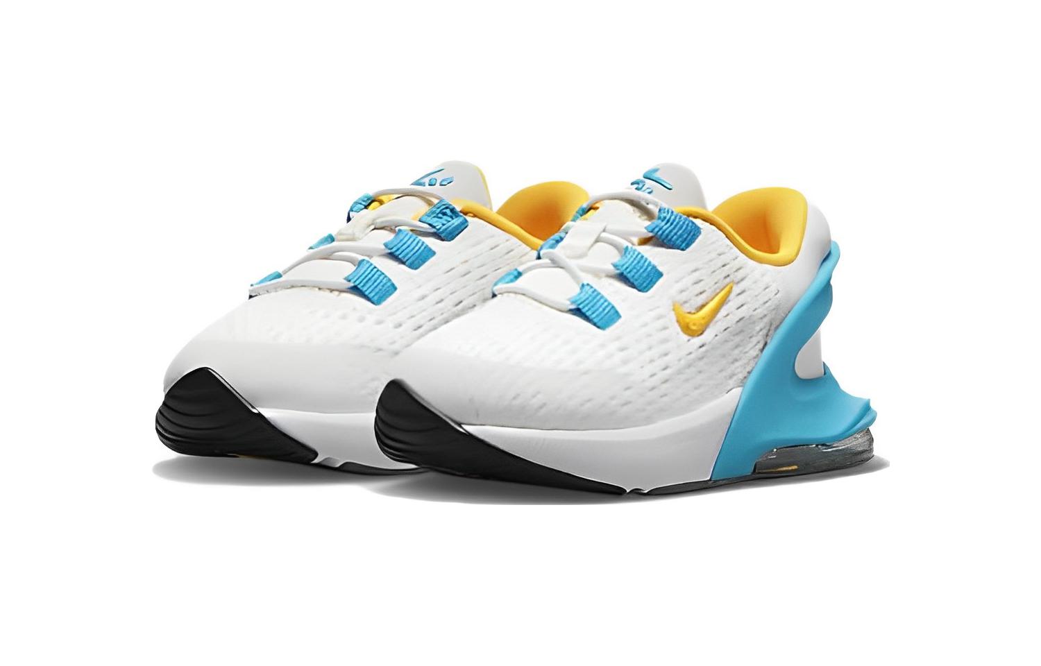 Кроссовки Nike Air Max 270 Go TD (бело-синие) — фото 4