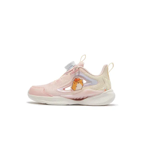 Xtep Hydrogen Wind 8.0 fashionable frame is light, breathable, refreshing and not stuffy, non-slip and wear-resistant, low-top children's running shoes, water pink almond yellow, children's style
