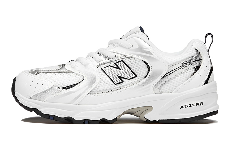 Кроссовки New Balance 530 (черно-белые)