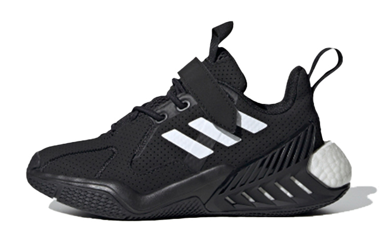 Кроссовки adidas 4Uture One EL K (черно-белые)