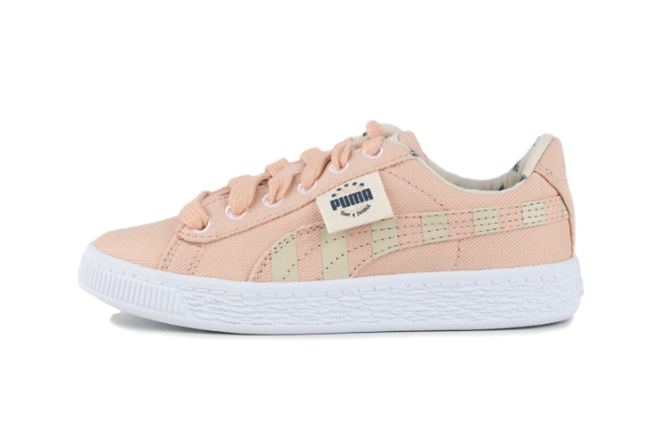 Кеды PUMA Time4change Canvas (розово-белые)
