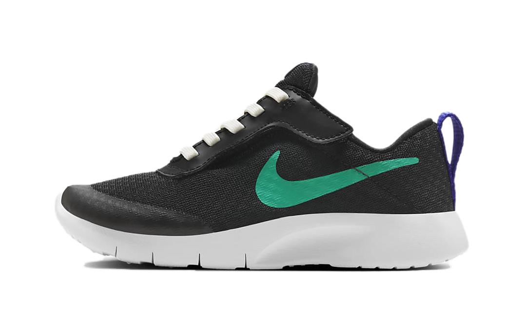 Nike Tanjun EasyOn PS shock-absorbing and wear-resistant low-top children's running shoes black and green for small and medium-sized children
