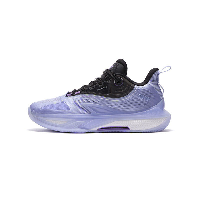 361°KIDS Drift 2.0 V2 student professional practical sports low-top basketball shoes pool blue/carbon black same style for men and women