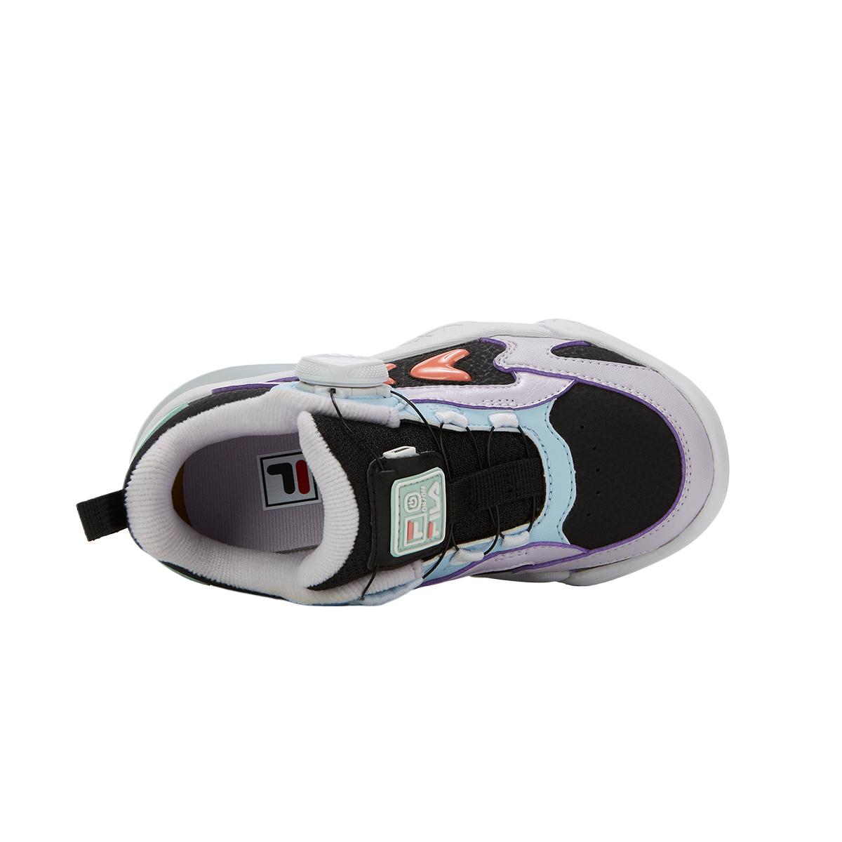 Детские кроссовки Fila KIDS (черные с фиолетовым) — фото 2