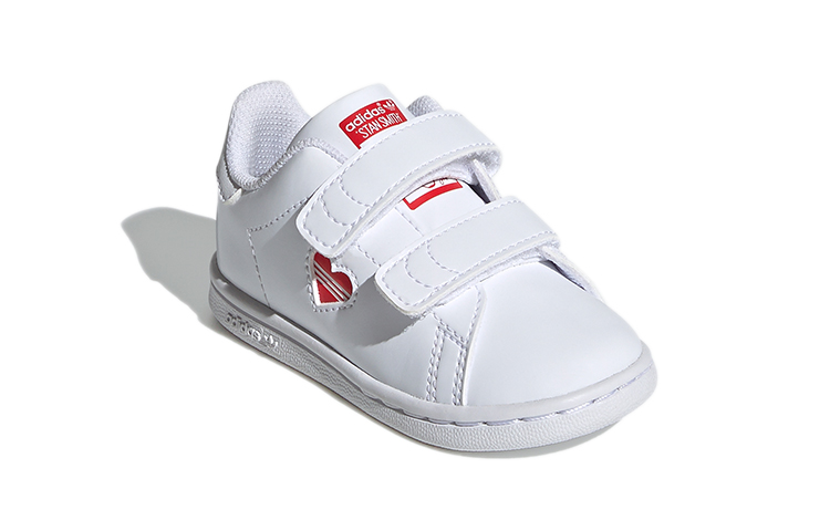 Кеды adidas originals STAN SMITH (бело-красные) — фото 3