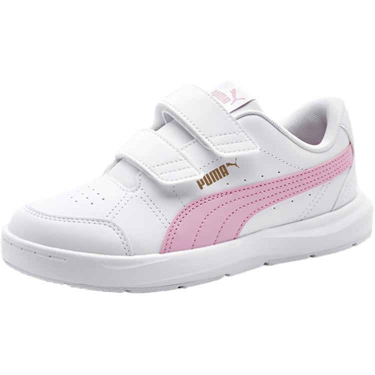 Кеды PUMA Evolve Court V JR (бело-розовые)