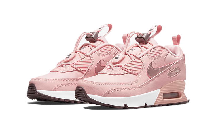 Детские кроссовки Nike Air Max 90 Toggle (розовые) — фото 4