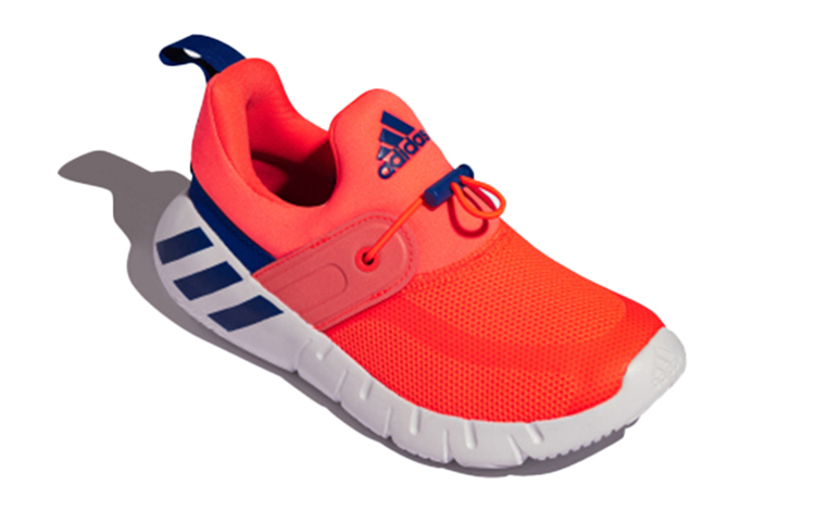 Детские кроссовки adidas RapidaZen J (оранжево-синие) — фото 3