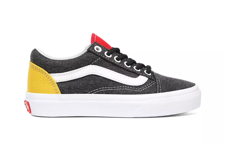 Кеды Vans Old Skool (черно-желтые) — фото 3