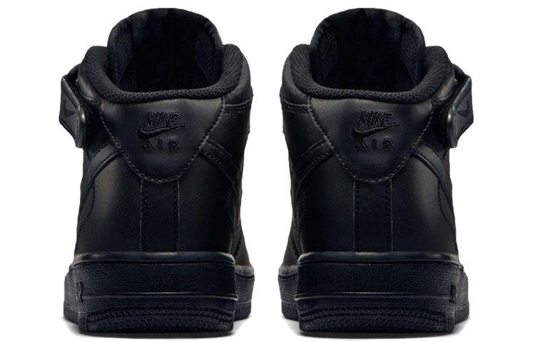 Кеды Nike NikeAir Force 1 GS (черный) — Чёрный — фото 6