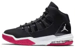 Jordan Max Aura 1 Synthetic Leather High top Basketball Shoes Black Red White Unisex