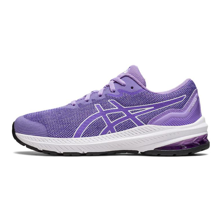 ASICS GT-1000 11 Stable, lightweight, long-wearing, non-tiring campus fitness running shoes, cushioning and sweat-wicking, children's running shoes, purple, children's style