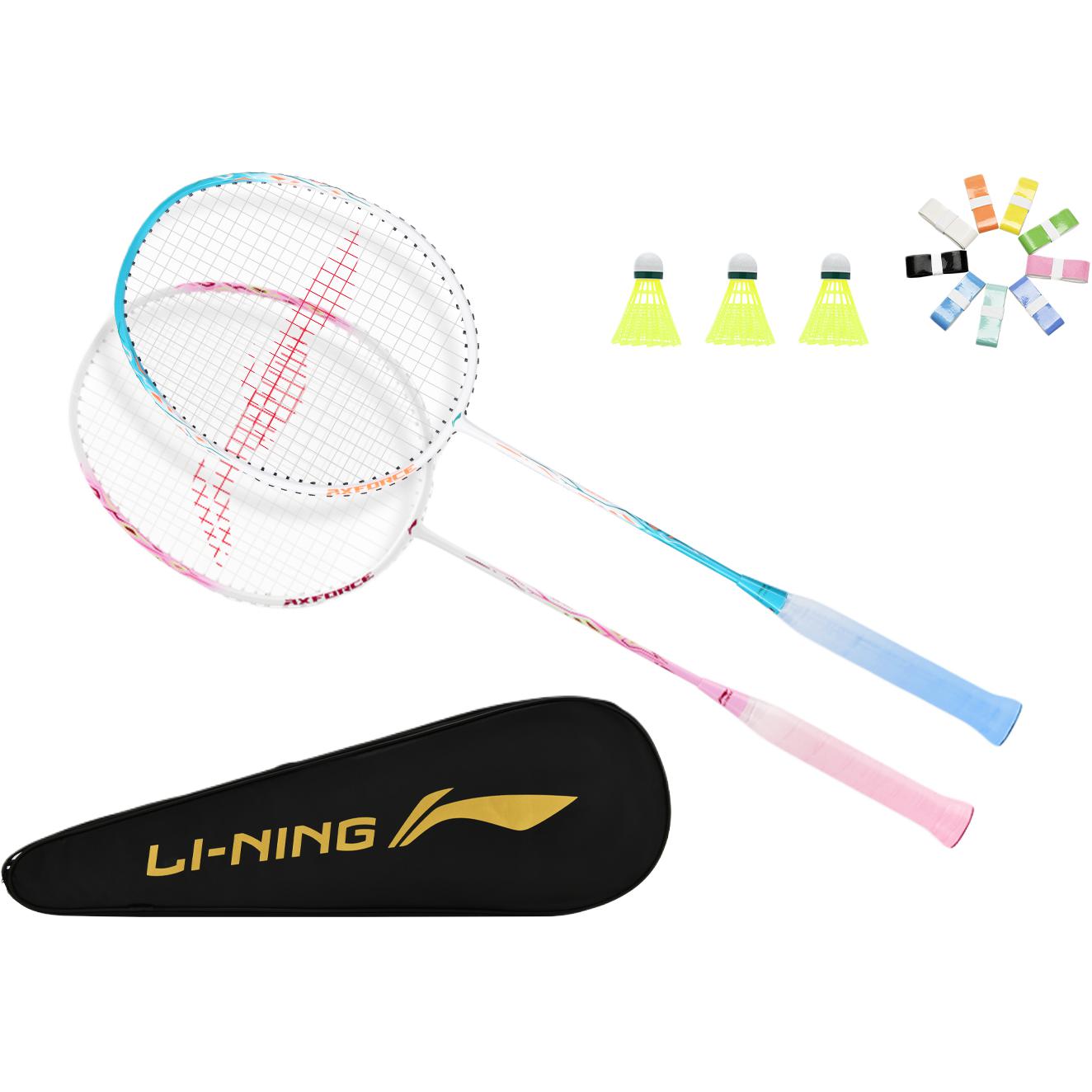 Li Ning Thunder 9 AXFORCE9 Carbon Aluminum Badminton Rackets Offensive Type Heavy Head, Stiff Shaft Entry level Unisex