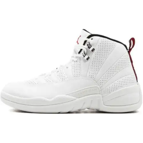 Jordan Air Jordan 12 High top Basketball Shoes White Unisex