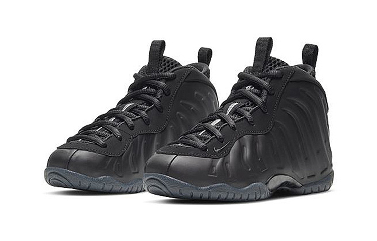 Детские кроссовки Nike NikeFoamposite One Little (черный) — Чёрный — фото 4