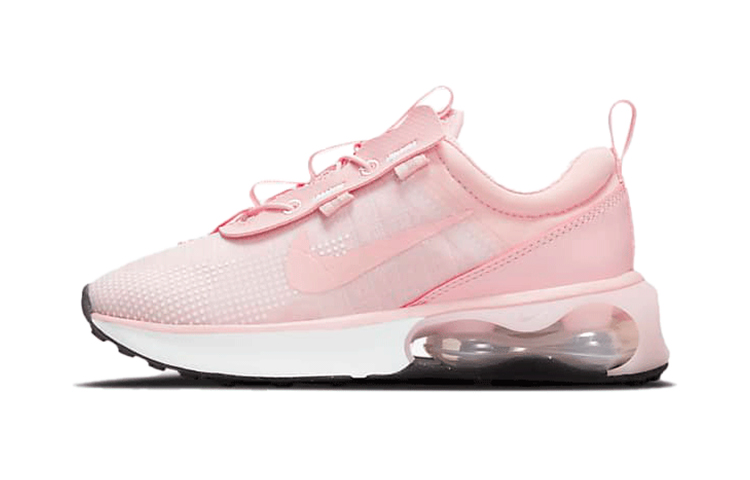 Nike Air Max 2021 Recyclable Materials Wear-Resistant Low-top Running Shoes Pink Children's
