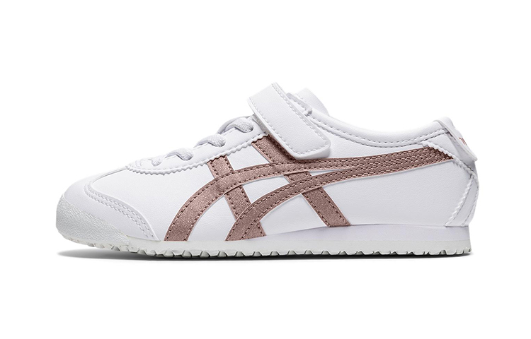 Детские кроссовки Onitsuka Tiger CANDY GLITTER (бело-золотые)