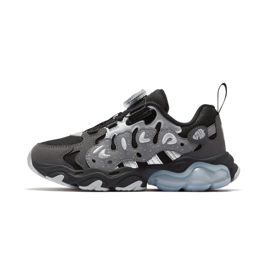 FILA KIDS Heritage FHT Lightweight Cushioning Low top Kids' Training Shoes Black/Forged Iron Gray Kids'