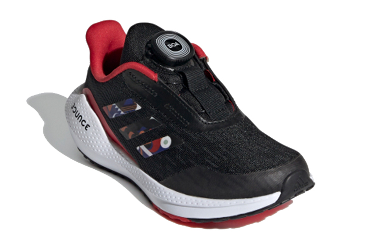 Детские кроссовки adidas EQ21 Run Boa Cny K (черно-красно-синий) — фото 4