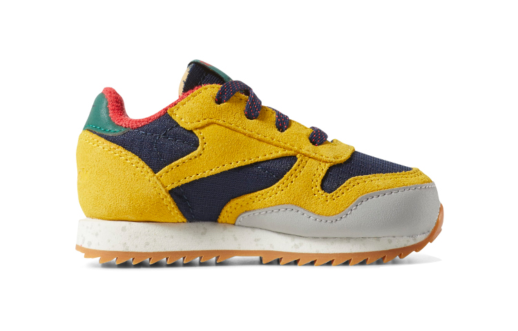 Детские кроссовки Reebok Classic Leather (белые) — фото 2