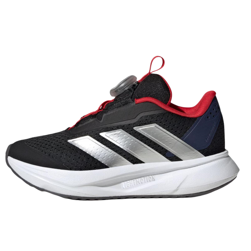 Детские кроссовки adidas DURAMO SL 2.0 BOA (черно-серебристые)