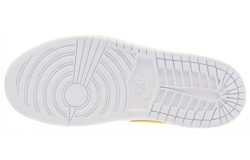 Детские кроссовки Jordan Air Jordan 1 (черно-белые) — Белый — фото 5