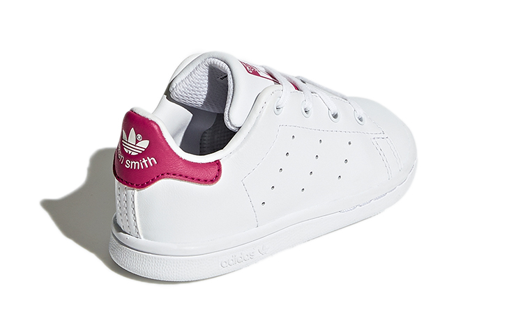 Детские кроссовки adidas STAN SMITH I (белый / красный) — фото 5
