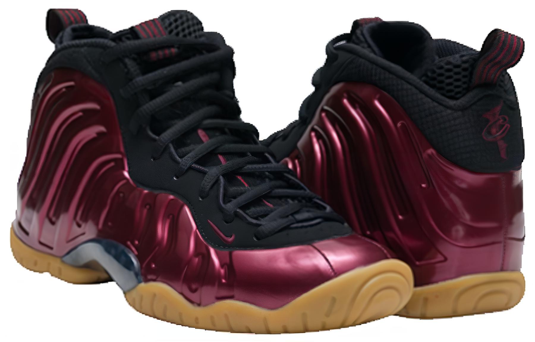 Кроссовки Nike Foamposite One Maroon (красные) — фото 3