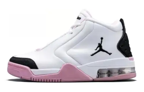 Air Jordan Big Fund Sneakers White/Black/Pink GS