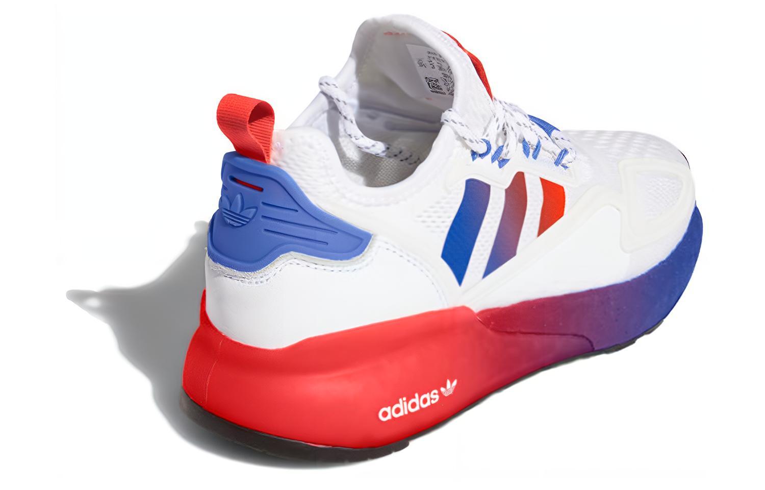детские кроссовки adidas originals ZX 2K Boost (белые) — фото 6
