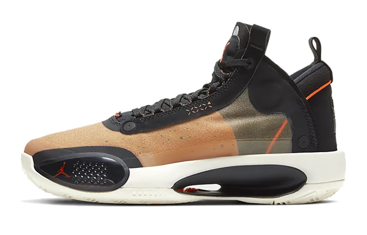 Кроссовки Jordan JordanAir Jordan 34 "Amber Rise" GS (оранжевые)