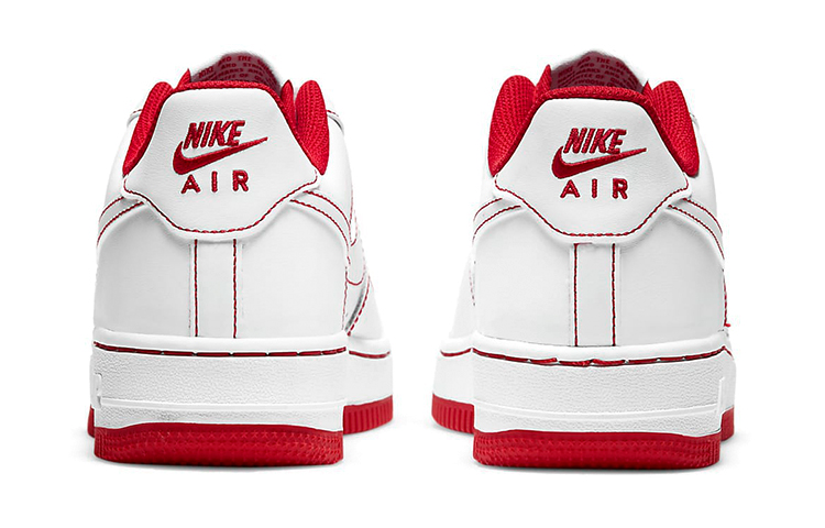 Кеды Nike Air Force 1 (красно-белые) — фото 7