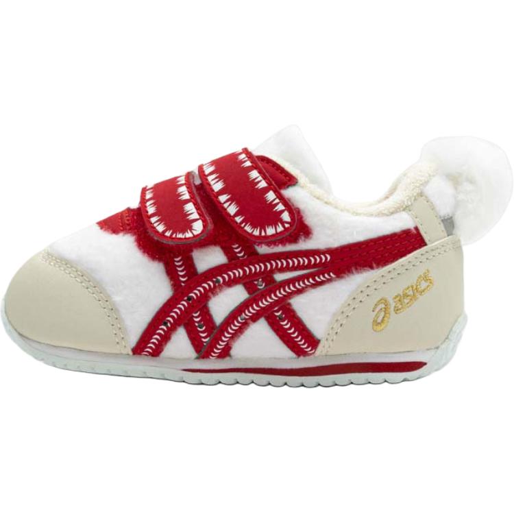 Asics suku2 Best Mother award-winning series, comfortable and versatile, anti-kick and shock-absorbing, low-cut children's casual shoes, off-white, children's style