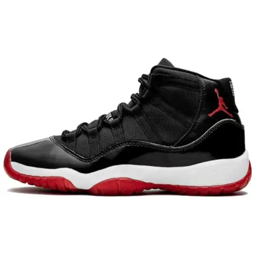 Jordan Air Jordan 11 Retro Playoffs CDP 2008 GS High Top Basketball Shoes Black Red Unisex