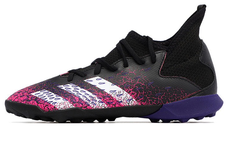 Кроссовки adidas.4 TF (черно-бело-фиолетовые) — фото 1