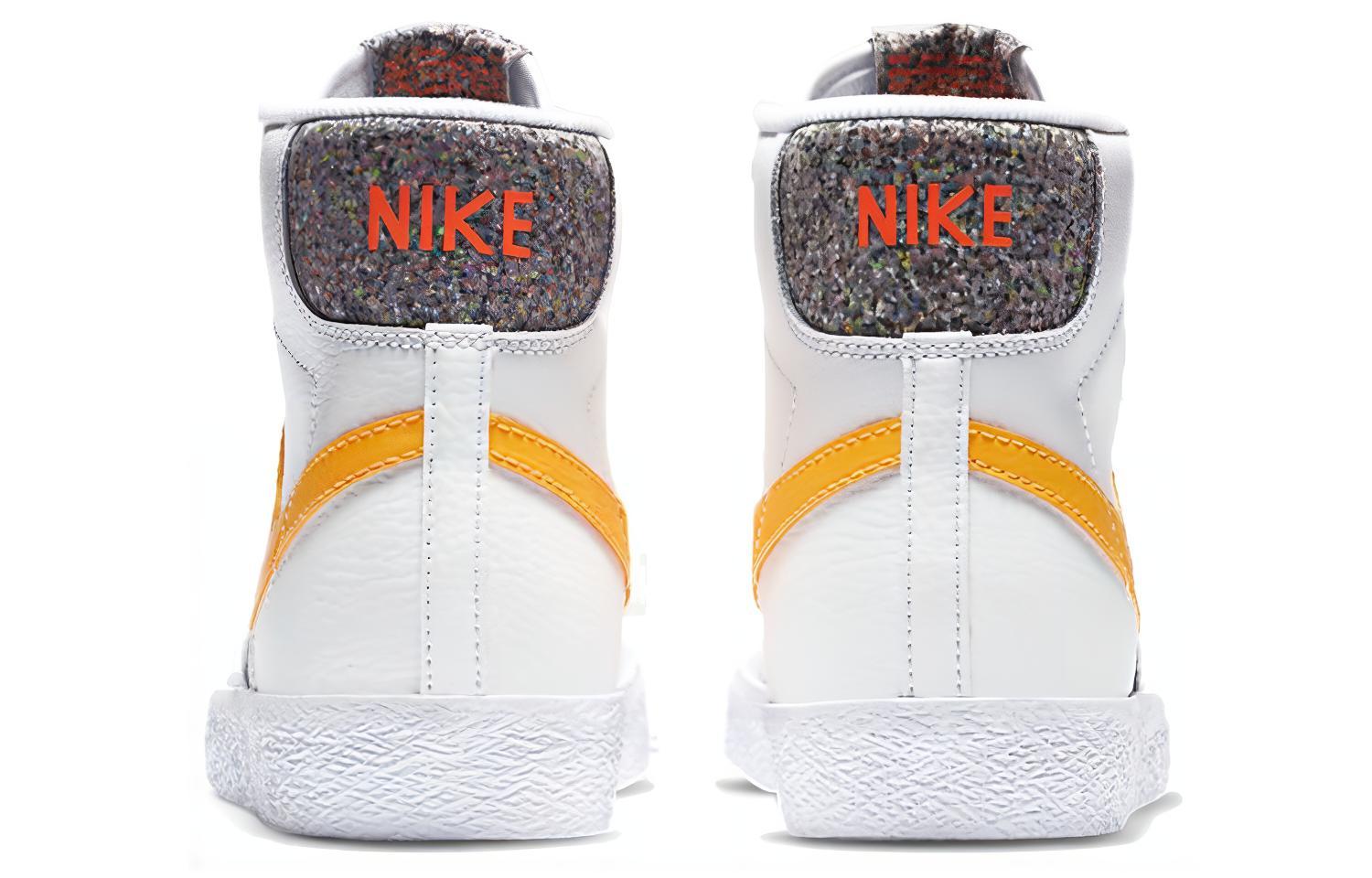 Кеды Nike Blazer Mid (бело-желтые) — фото 5