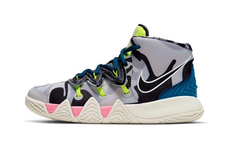 Кроссовки Nike Nike Kybrid S2 What The (черно-бело-зеленые)