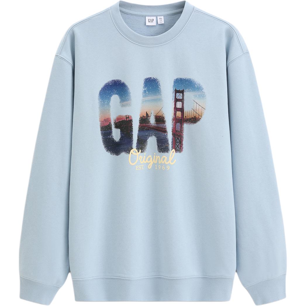 Худи GAP Logo (серое)