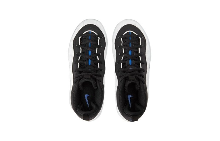 Детские кроссовки Nike Foamposite One Little "Home" (бело-черный) — Белый / чёрный — фото 4