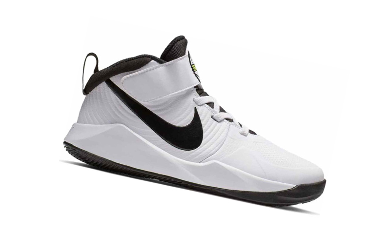 Детские кроссовки Nike Team Hustle D 9 (черно-белые) — Чёрный / белый — фото 6