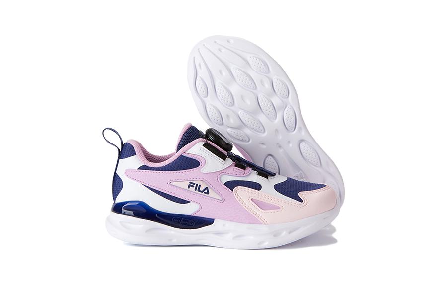 Детские кроссовки FILA KIDS (сине-розовые) — фото 4