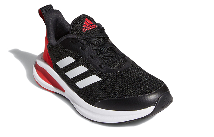 Детские кроссовки adidas Fortarun (черно-бело-красные) — фото 5
