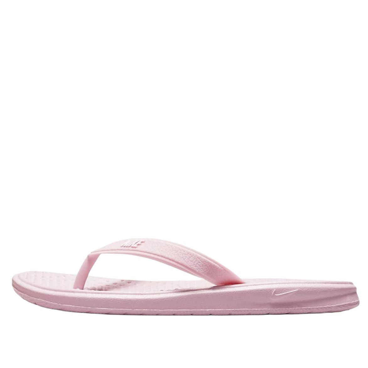 Женские шлепанцы Nike Aqua (розовые)