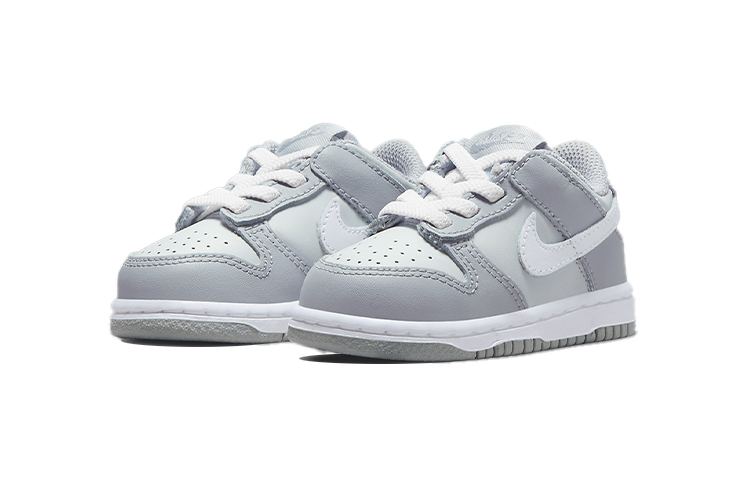 Кеды Nike Dunk (бело-серый) — фото 5