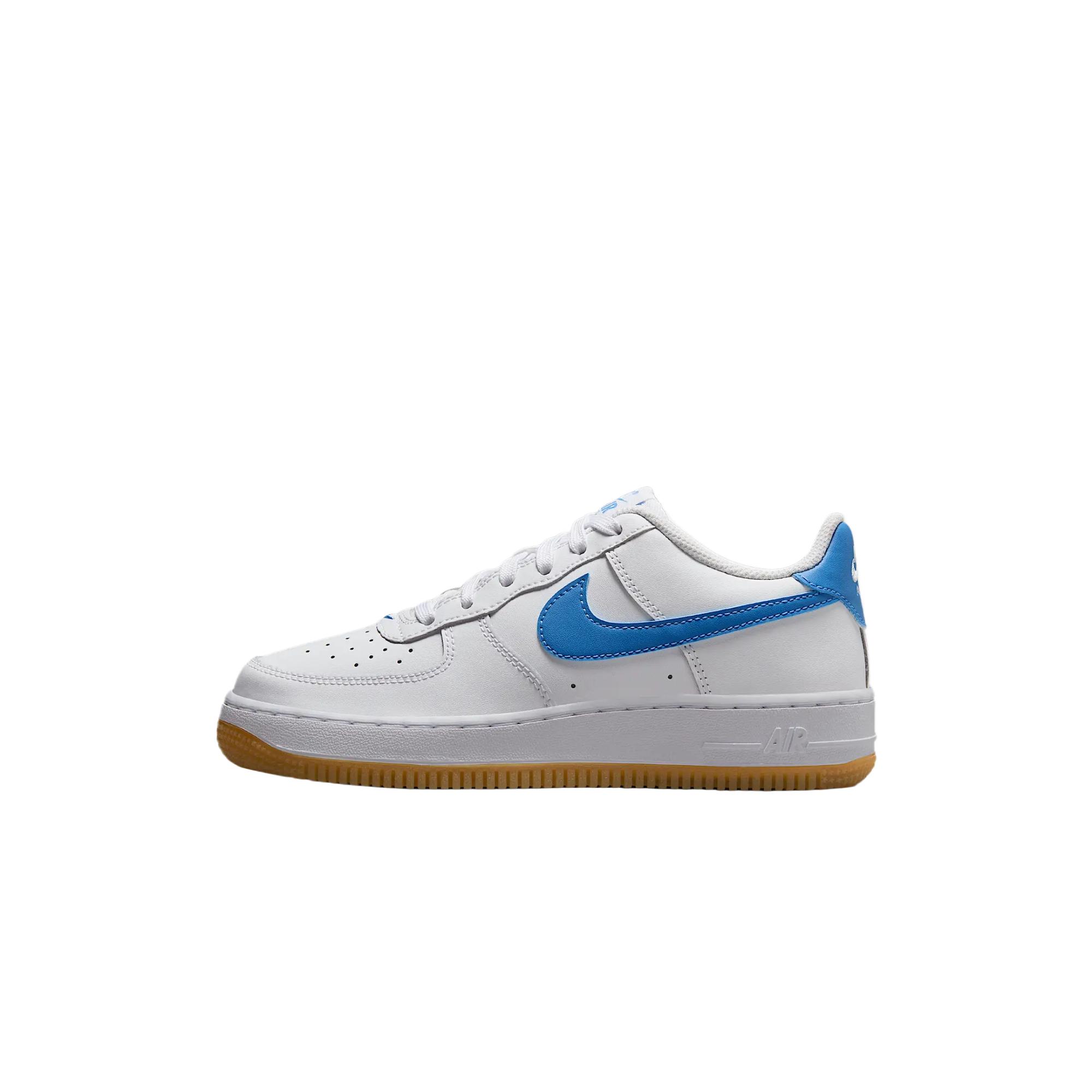 Кроссовки Nike Air Force 1 (бело-коричневые)